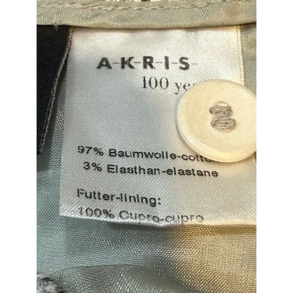 Akris 100 Years Anniversary Edition Pants Size 6 Fashion Print Cotton Swiss Made - Picture 6 of 11